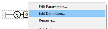 Editing a Component or Module Definition